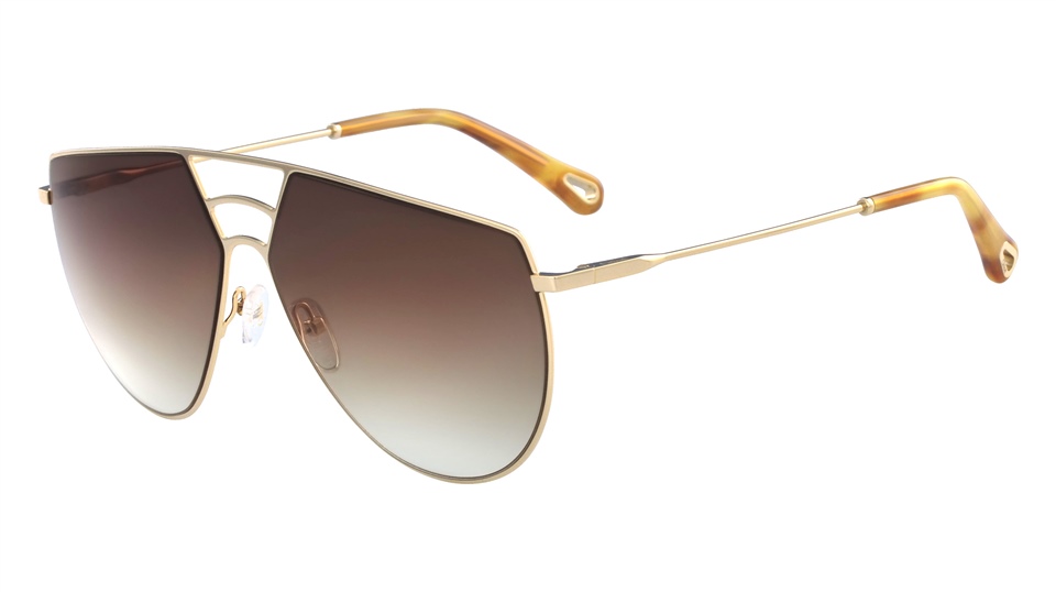 ChloÃ© CE139S 743 GOLD/BROWN LENS | ChloÃ© sunglasses from All4Eyes