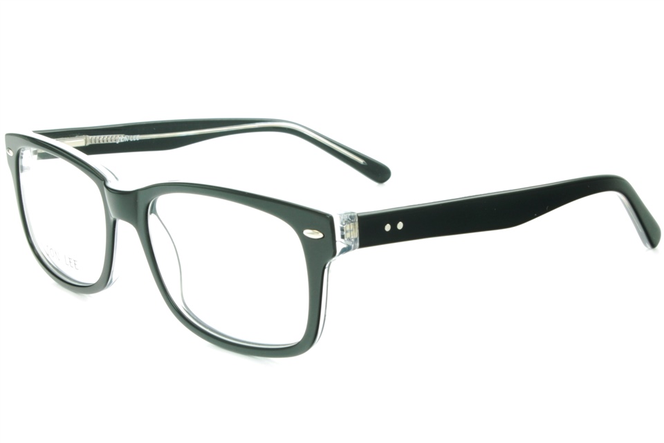 Jon Lee JL525 BLACK/CRYSTAL | Jon Lee glasses frames from All4Eyes